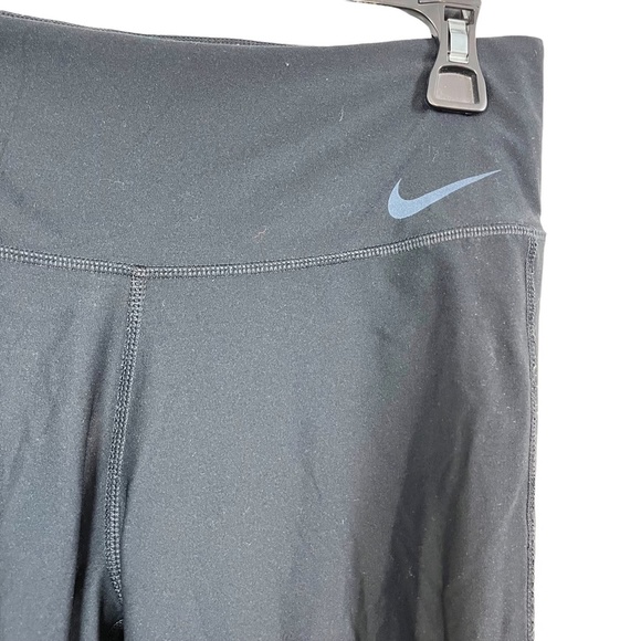NIKE DRI-FIT Black Skinny POWER Tight Fit Training 802954-010 Leggings Pants  M - Picture 2 of 16
